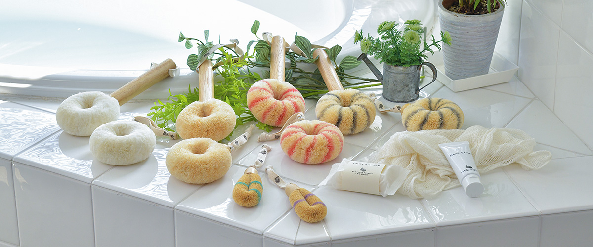 亀の子束子公式オンラインストア | たわし・亀の子スポンジ・ボディ